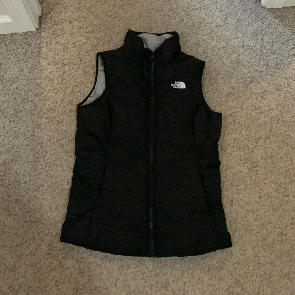 The North Face black puffer vest size 18